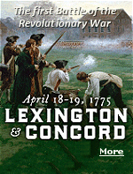 The first Battle of the Revolutionary War was fought on April 19th, 1775 at Lexington and Concord in Middlesex County, Massachusetts. British troops led by Lt. Col. Francis Smith were confronted by anuntrained militia commanded by Capt. John Parker. 